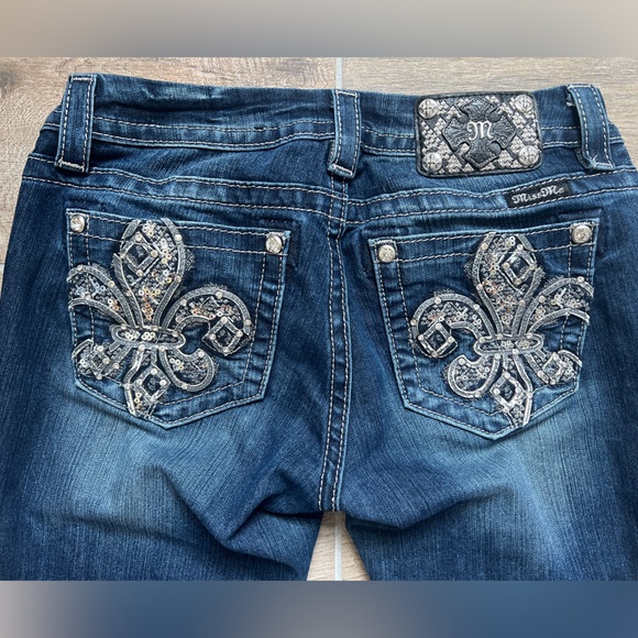 Miss Me Mid-rise Skinny Embellished Women’s Jeans Sz. 28 - Picture 2 of 6